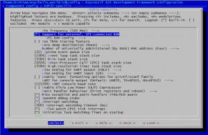 ESP-IDF config1