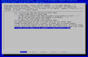 ESP-IDF config2