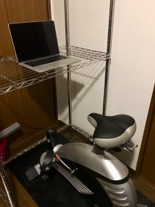 Bike with a desk